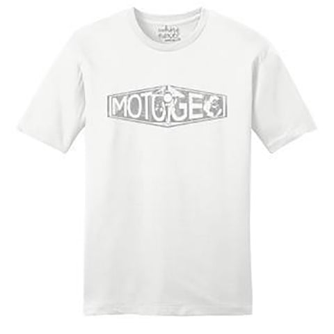 MotoGeo Men's Logo Shirt in White